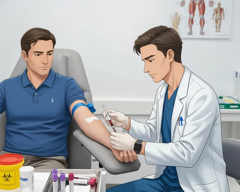 مراحل انجام آزمایش خون تری گلیسیرید