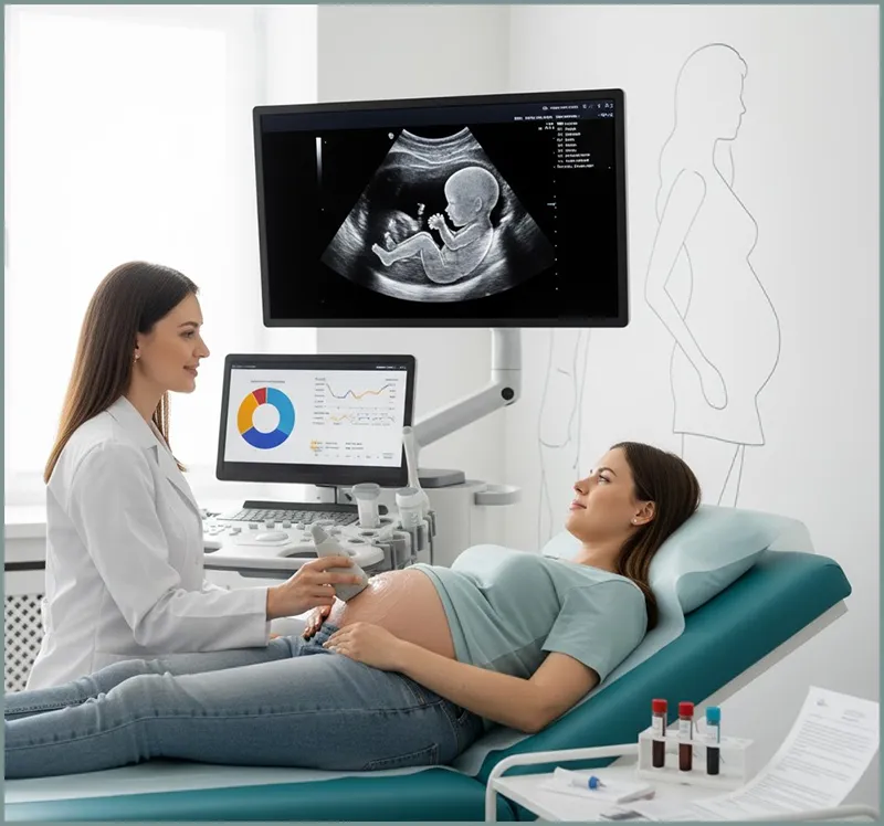 غربالگری سه ماهه دوم بارداری