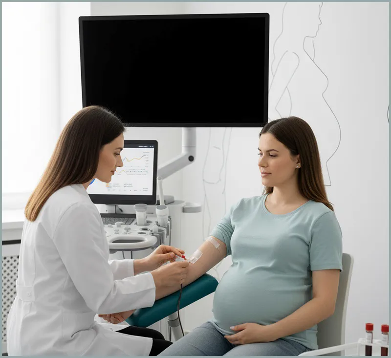 آزمایش های سه ماهه دوم بارداری